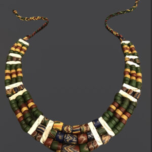 🟡 琉璃珠三排鍊｜Triple-Strand Necklace